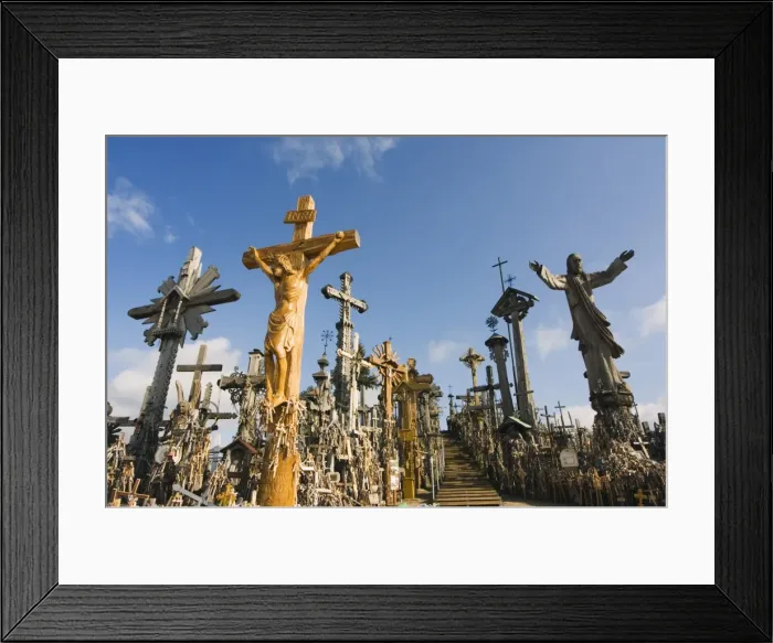 Framed Print : Hill of Crosses (Kryziu Kalnas) Framed Print : Hill of Crosses (Kryziu Kalnas)