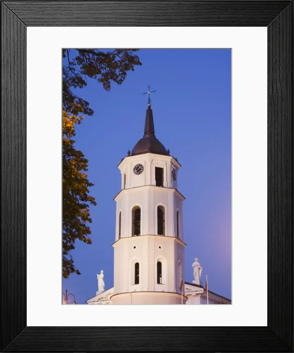 Framed Print : Cathedral bell tower dating from the 13th century Framed Print : Cathedral bell tower dating from the 13th century