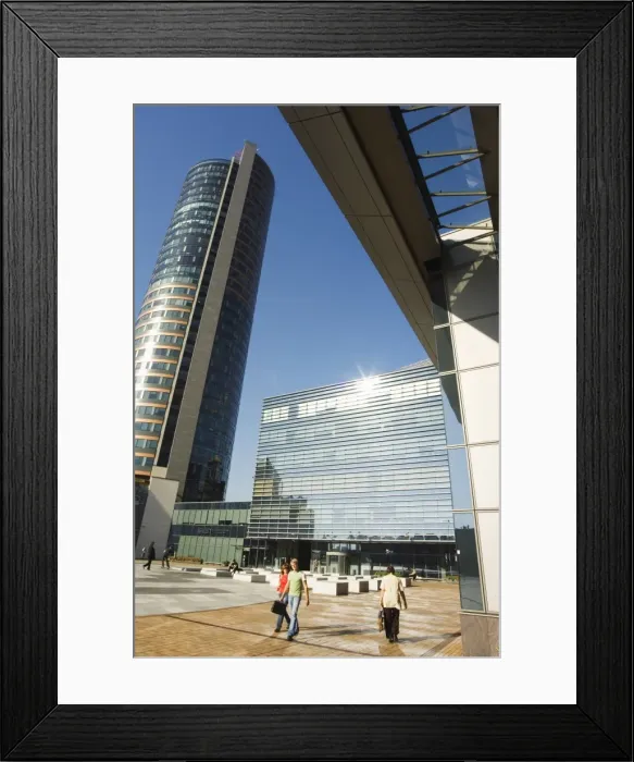 Framed Print : Europa Tower Shopping Complex