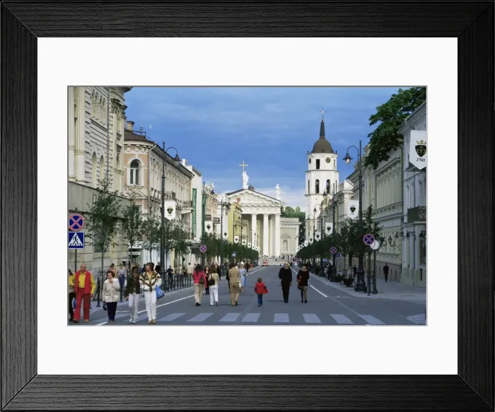 Framed Print : Gedimino Pospektas Framed Print : Gedimino Pospektas