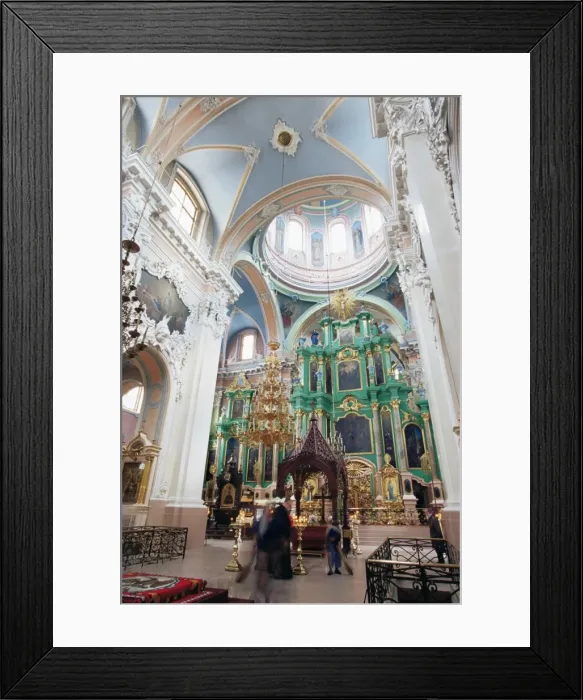 Framed Print : Interior of the Orthodox Church of the Holy Spirit Framed Print : Interior of the Orthodox Church of the Holy Spirit