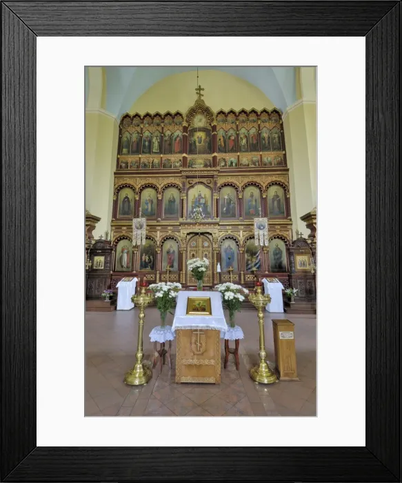 Framed Print : Interior of the Church of the Holy Mother of God Framed Print : Interior of the Church of the Holy Mother of God