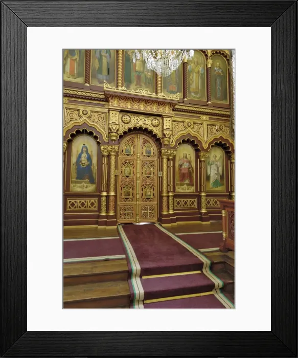 Framed Print : Interior of the Church of the Holy Mother of God Framed Print : Interior of the Church of the Holy Mother of God