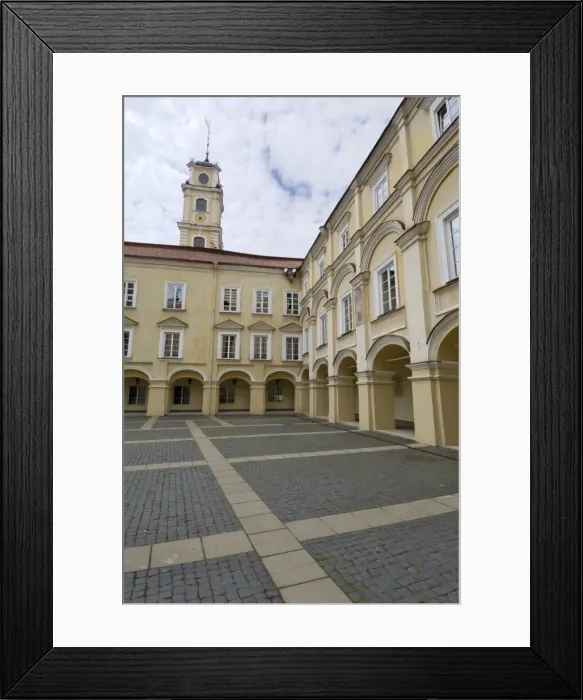 Framed Print : Courtyard in the university Framed Print : Courtyard in the university