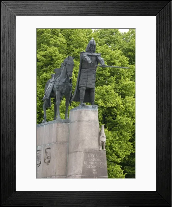 Framed Print : Statue of Gediminas Framed Print : Statue of Gediminas