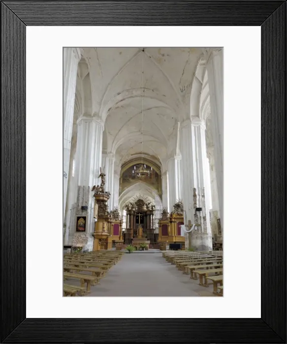 Framed Print : Interior of Bernardine church and monastery Framed Print : Interior of Bernardine church and monastery
