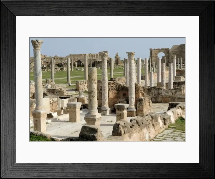 Framed Print : Overview of Hadrianic bath Framed Print : Overview of Hadrianic bath