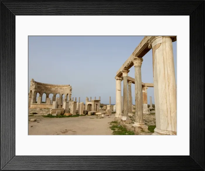 Framed Print : Market, Leptis Magna Framed Print : Market, Leptis Magna