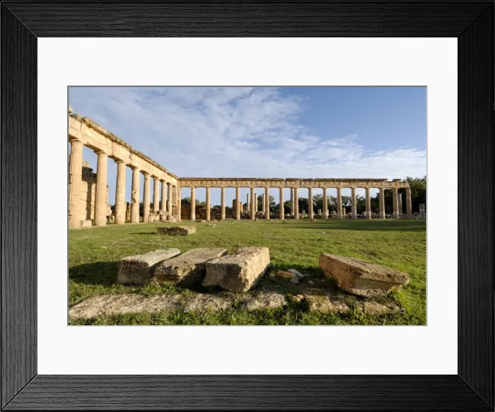 Framed Print : Gymnasium and forum Framed Print : Gymnasium and forum