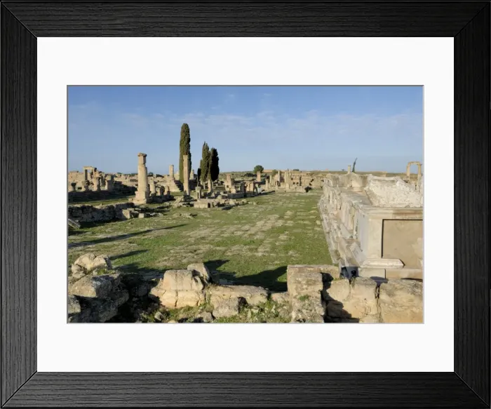 Framed Print : Agora, Cyrene Framed Print : Agora, Cyrene