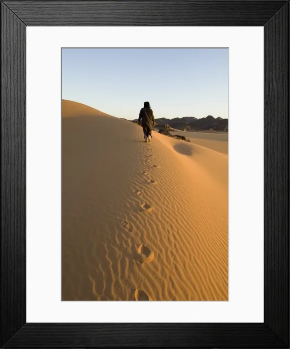 Framed Print : Tuareg, Akakus Framed Print : Tuareg, Akakus