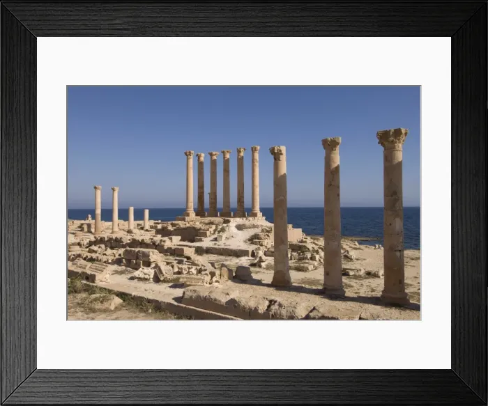 Framed Print : Roman site of Sabratha Framed Print : Roman site of Sabratha
