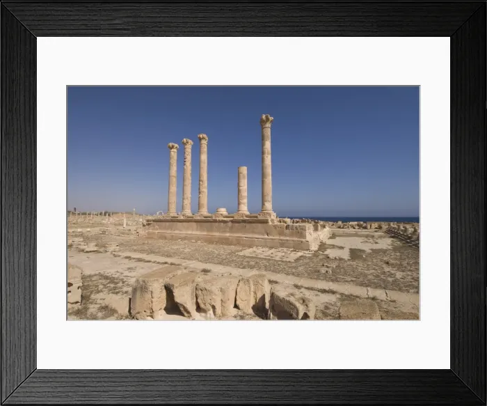 Framed Print : Sabratha Roman site Framed Print : Sabratha Roman site
