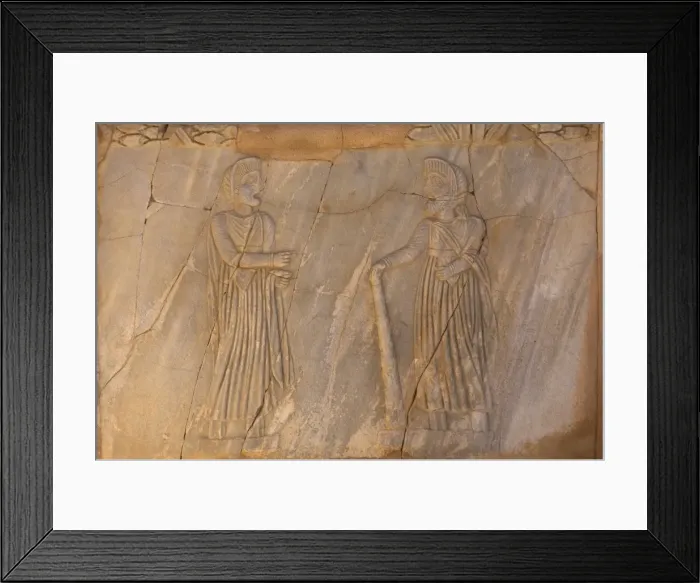 Framed Print : Relief at Roman Theatre Framed Print : Relief at Roman Theatre