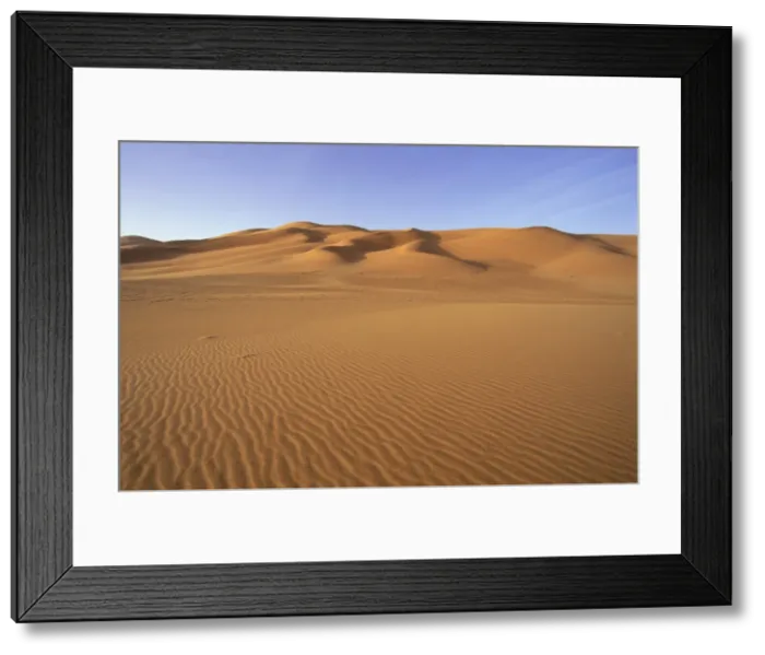 Framed Print : Ripples in sand and sand dunes Framed Print : Ripples in sand and sand dunes
