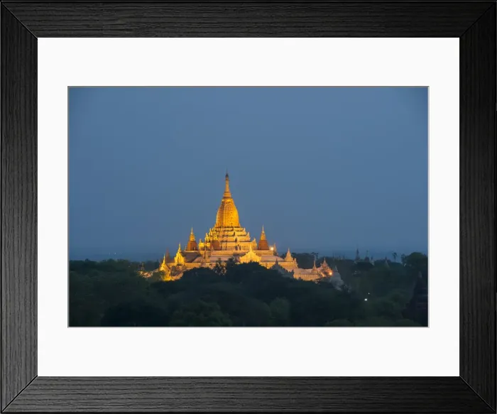 Framed Print : Ananda Temple at night, Temples of Bagan (Pagan), Myanmar (Burma), Asia Framed Print : Ananda Temple at night, Temples of Bagan (Pagan), Myanmar (Burma), Asia