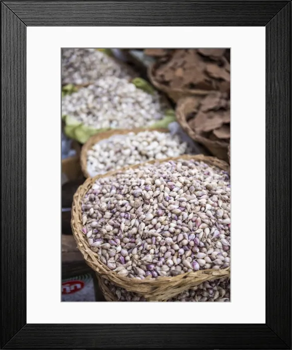 Framed Print : Shallots in Kalaw market, Shan State, Myanmar (Burma), Asia Framed Print : Shallots in Kalaw market, Shan State, Myanmar (Burma), Asia