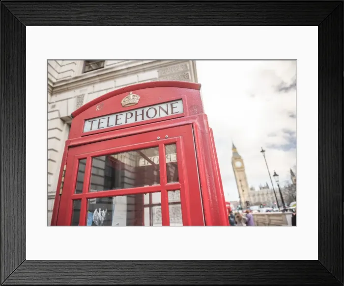 Framed Print : Red Telephone Box and Big Ben (Elizabeth Tower), Houses of Parliament, Westminster Framed Print : Red Telephone Box and Big Ben (Elizabeth Tower), Houses of Parliament, Westminster