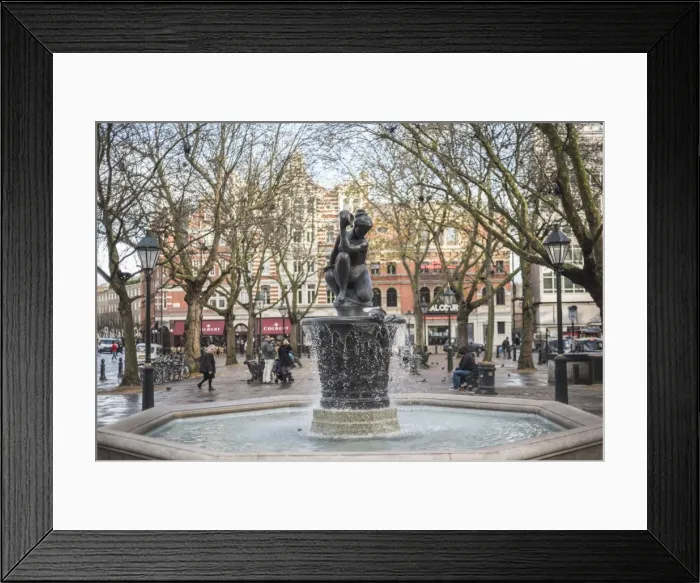 Framed Print : Venus Fountain, Sloane Square, London, England, United Kingdom, Europe