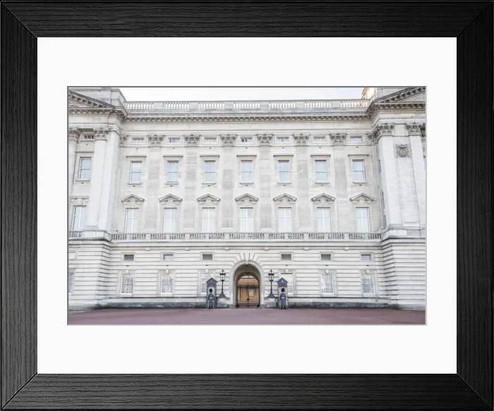 Framed Print : Grenadier Guards at Buckingham Palace, London, England, United Kingdom, Europe