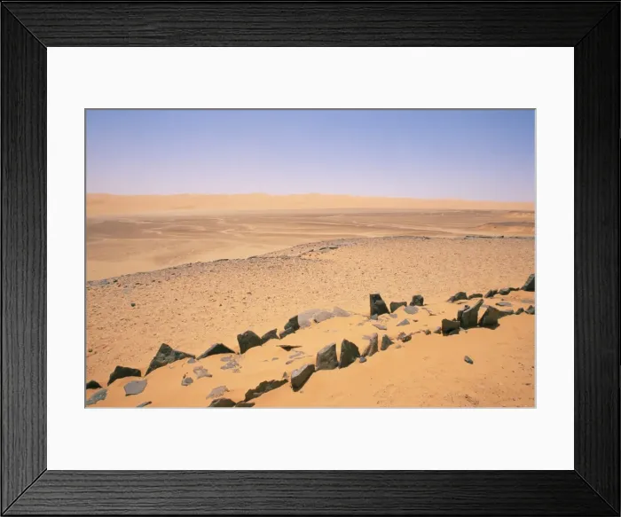 Framed Print : Pre-islamic settlement