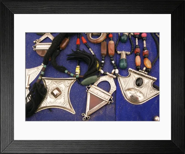 Framed Print : Jewellery, Gioielli Tuareg Framed Print : Jewellery, Gioielli Tuareg