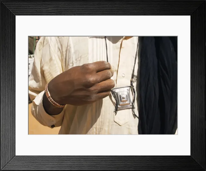 Framed Print : Tuareg gri-gri amulet Framed Print : Tuareg gri-gri amulet