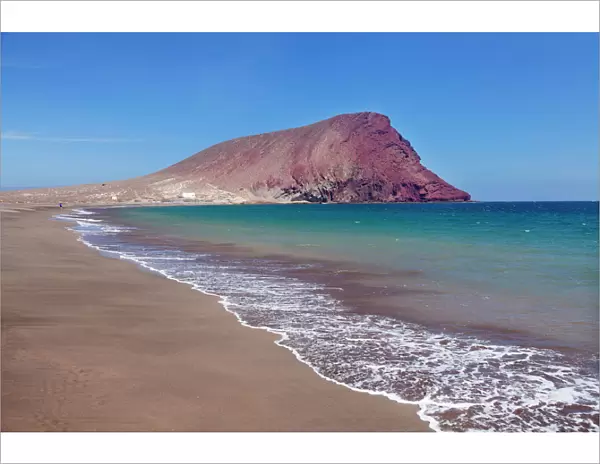 La Montana Roja Rock and Playa de la Tejita Beach, El Medano, Tenerife, Canary Islands