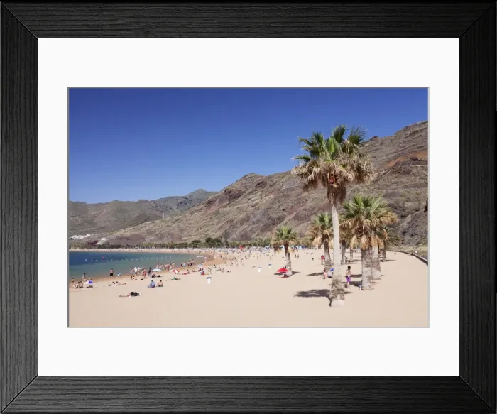 Framed Print : Playa de las Teresitas Beach, San Andres, Tenerife, Canary Islands, Spain, Atlantic Framed Print : Playa de las Teresitas Beach, San Andres, Tenerife, Canary Islands, Spain, Atlantic