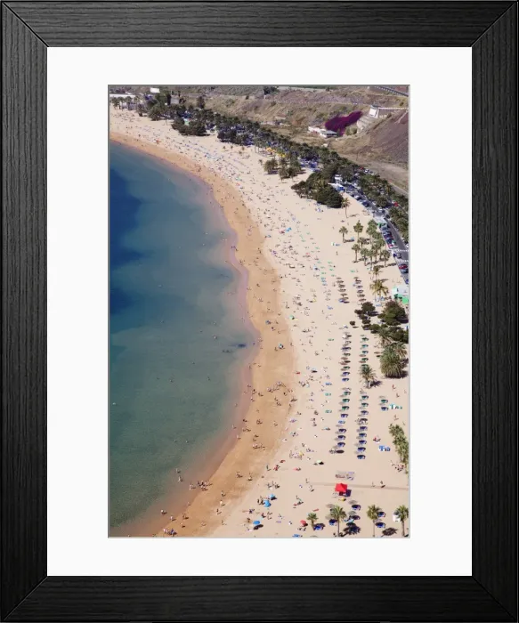 Framed Print : Playa de las Teresitas Beach, San Andres, Tenerife, Canary Islands, Spain, Atlantic Framed Print : Playa de las Teresitas Beach, San Andres, Tenerife, Canary Islands, Spain, Atlantic