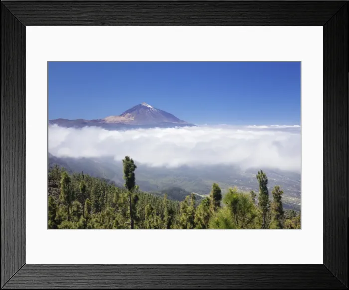 Framed Print : View over Orotava Valley to Pico del Teide, National Park Teide, UNESCO World Heritage Site Framed Print : View over Orotava Valley to Pico del Teide, National Park Teide, UNESCO World Heritage Site