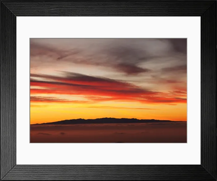 Framed Print : View from Tenerife to Gran Canaria, Tenerife, Canary Islands, Spain, Europe Framed Print : View from Tenerife to Gran Canaria, Tenerife, Canary Islands, Spain, Europe