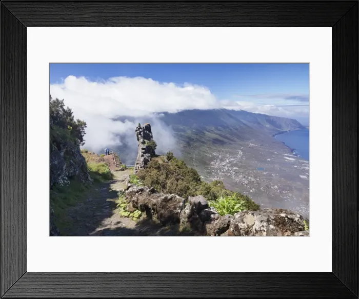 Framed Print : View from Mirador de Jinama to El Golfo Valley, UNESCO biosphere reserve, El Hierro Framed Print : View from Mirador de Jinama to El Golfo Valley, UNESCO biosphere reserve, El Hierro
