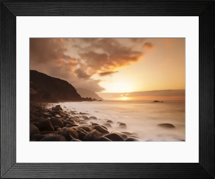Framed Print : Coast near Los Llanillos at sunset, El Golfo Valley, UNESCO biosphere reserve, El Hierro Framed Print : Coast near Los Llanillos at sunset, El Golfo Valley, UNESCO biosphere reserve, El Hierro