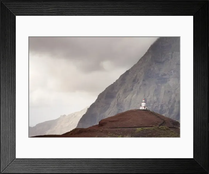 Framed Print : Nuestra Senora de la Candeleria church, La Frontera, El Golfo, UNESCO biosphere reserve