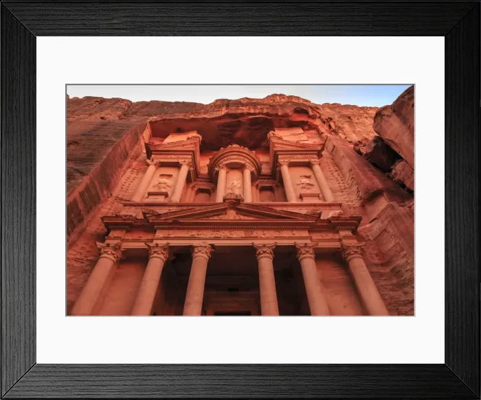 Framed Print : The Treasury (Al-Khazneh), Petra, UNESCO World Heritage Site, Jordan, Middle East Framed Print : The Treasury (Al-Khazneh), Petra, UNESCO World Heritage Site, Jordan, Middle East