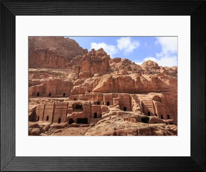 Framed Print : Tombs, Street of Facades, Petra, UNESCO World Heritage Site, Jordan, Middle East Framed Print : Tombs, Street of Facades, Petra, UNESCO World Heritage Site, Jordan, Middle East