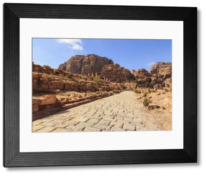 Framed Print : Colonnaded Street, City of Petra ruins, Petra, UNESCO World Heritage Site, Jordan Framed Print : Colonnaded Street, City of Petra ruins, Petra, UNESCO World Heritage Site, Jordan