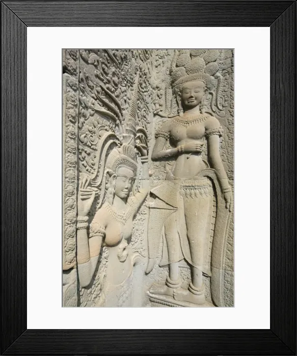 Framed Print : Hindu statues on the outer wall of Angkor Wat, Siem Reap, Cambodia, Southeast Asia Framed Print : Hindu statues on the outer wall of Angkor Wat, Siem Reap, Cambodia, Southeast Asia
