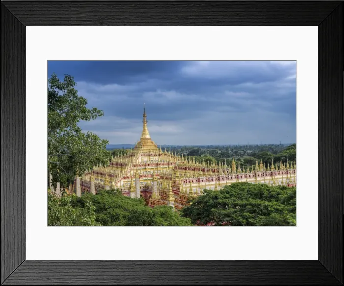 Framed Print : Thanboddhay (Thambuddhei) Paya Buddhist temple, Monywa, Sagaing, Myanmar (Burma) Framed Print : Thanboddhay (Thambuddhei) Paya Buddhist temple, Monywa, Sagaing, Myanmar (Burma)