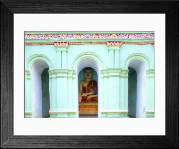 Framed Print : Buddha inside a cave temples on Shwe Ba Hill on the west bank of Chindwin River near Pho Win Hill Framed Print : Buddha inside a cave temples on Shwe Ba Hill on the west bank of Chindwin River near Pho Win Hill