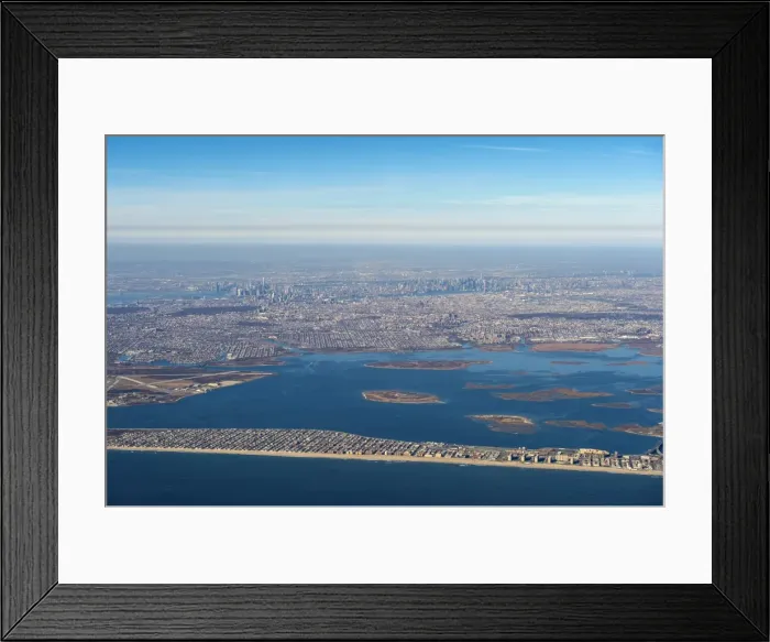 Framed Print : Aerial of New York, United States of America, North America Framed Print : Aerial of New York, United States of America, North America