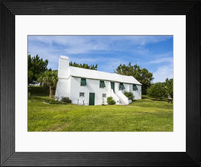 Framed Print : The carter house museum, St. Davids island, Bermuda, North America