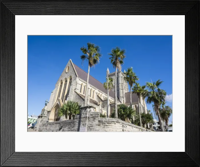 Framed Print : Bermuda anglican cathedral, Hamilton capital of, Bermuda, United Kingdom Framed Print : Bermuda anglican cathedral, Hamilton capital of, Bermuda, United Kingdom
