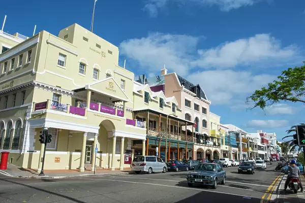 Historical seafront, Hamilton, Bermuda