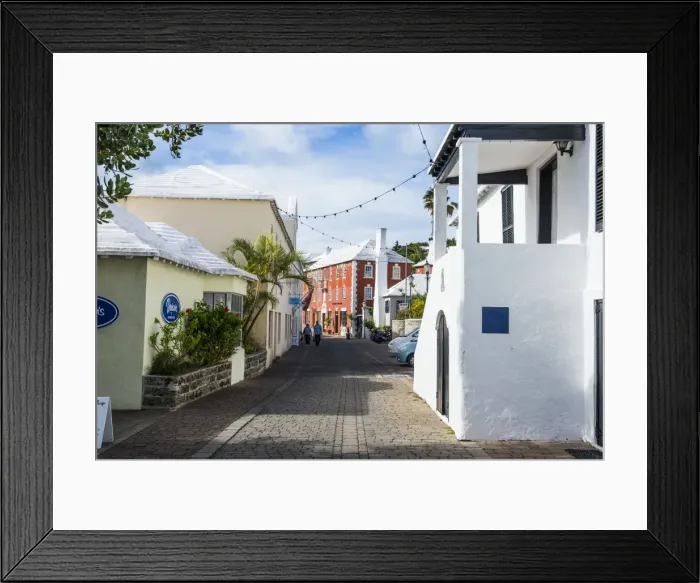 Framed Print : Colonial houses in the Unesco World Heritage Site, the historic Town of St George Framed Print : Colonial houses in the Unesco World Heritage Site, the historic Town of St George