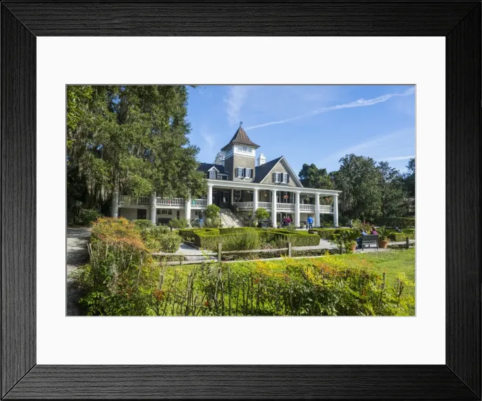 Framed Print : Plantation house in the Magnolia Plantation outside Charleston, South Carolina, United Framed Print : Plantation house in the Magnolia Plantation outside Charleston, South Carolina, United