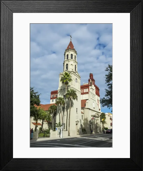 Framed Print : The Cathedral Basilica of St. Augustine, St Framed Print : The Cathedral Basilica of St. Augustine, St