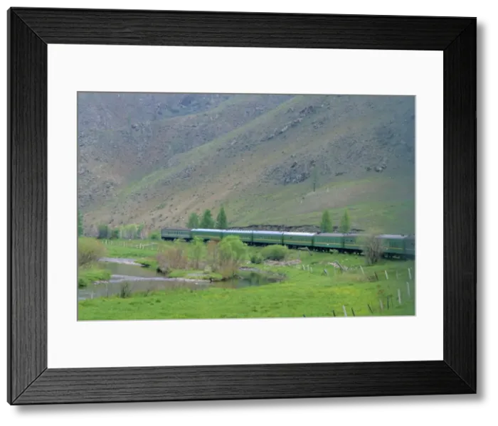 Framed Print : Trans-Mongolian train Framed Print : Trans-Mongolian train