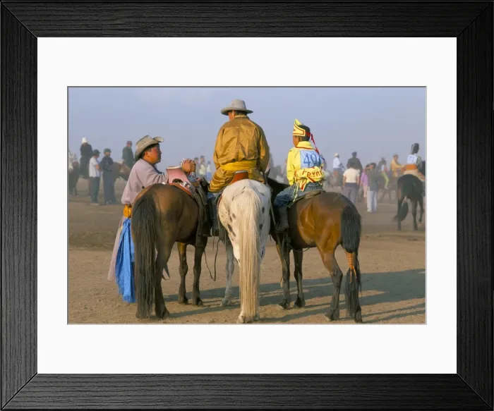 Framed Print : Horse riders before race Framed Print : Horse riders before race